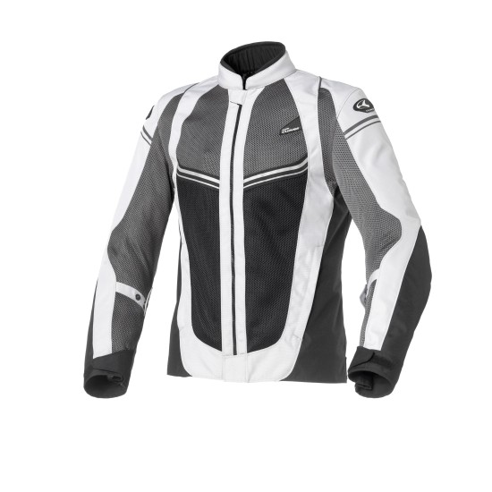 Chaqueta moto verano CLOVER AIRJET 4 Negro-Gris - Ropamotorista.com - Distribuidor Oficial Clover en España y Portugal