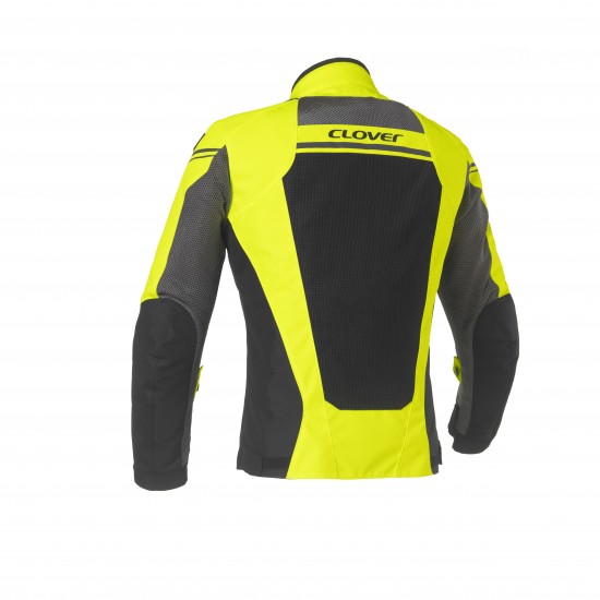 Chaqueta moto verano CLOVER AIRJET 4 Fluo - Ropamotorista.com - Distribuidor Oficial Clover en España y Portugal