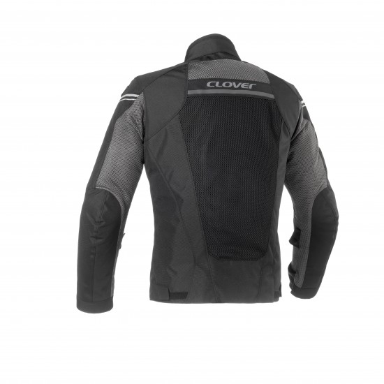 Chaqueta moto verano CLOVER AIRJET 4 Negro - Ropamotorista.com - Distribuidor Oficial Clover en España y Portugal