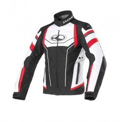 Chaqueta moto verano CLOVER Airblade 3 Negro-Blanco-Blanco