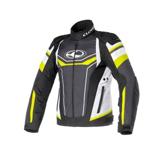 Chaqueta moto verano CLOVER Airblade 3 Negro-Blanco-Fluor - Ropamotorista.com Chaqueta moto verano CLOVER Airblade 3 Negro-Blanco-Fluor - Ropamotorista.com - Distribuidor Oficial Clover en España y Portugal