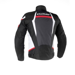 Chaqueta moto verano CLOVER Airblade 3 Negro-Blanco-Rojo - Ropamotorista.com Chaqueta moto verano CLOVER Airblade 3 Negro-Blanco-Rojo - Ropamotorista.com - Distribuidor Oficial Clover en España y Portugal