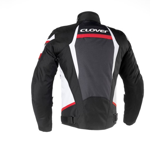 Chaqueta moto verano CLOVER Airblade 3 Negro-Blanco-Rojo - Ropamotorista.com Chaqueta moto verano CLOVER Airblade 3 Negro-Blanco-Rojo - Ropamotorista.com - Distribuidor Oficial Clover en España y Portugal