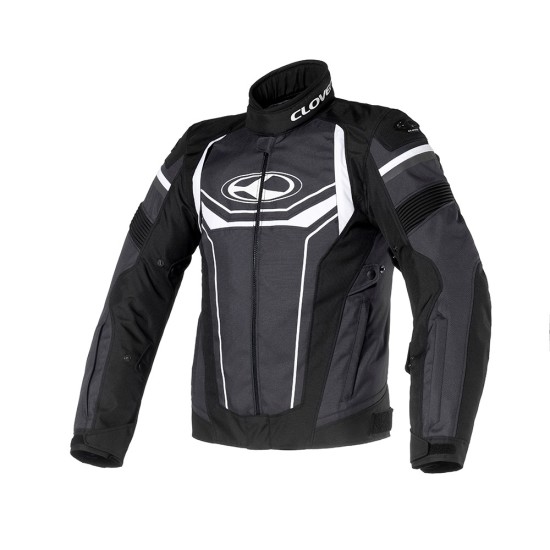 Chaqueta moto verano CLOVER Airblade 3 Negro-Blanco - Ropamotorista.com Chaqueta moto verano CLOVER Airblade 3 Negro-Blanco - Ropamotorista.com - Distribuidor Oficial Clover en España y Portugal