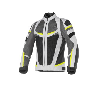 Chaqueta moto verano CLOVER Rainjet WP Fluo-Gris - Ropamotorista.com - Distribuidor Oficial Clover en España y Portugal