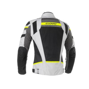 Chaqueta moto verano CLOVER Rainjet WP Fluo-Gris - Ropamotorista.com Chaqueta moto verano CLOVER Rainjet WP Fluo-Gris - Ropamotorista.com - Distribuidor Oficial Clover en España y Portugal