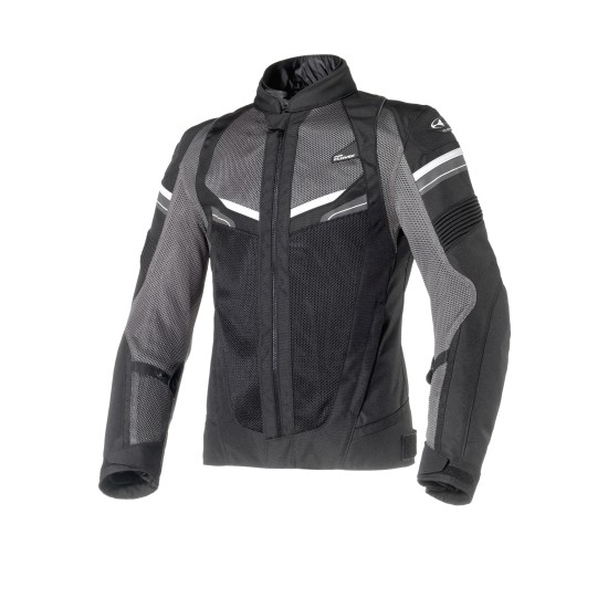 Chaqueta moto verano mujer CLOVER Rainjet WP Lady Negro - Ropamotorista.com Chaqueta moto verano mujer CLOVER Rainjet WP Lady Negro