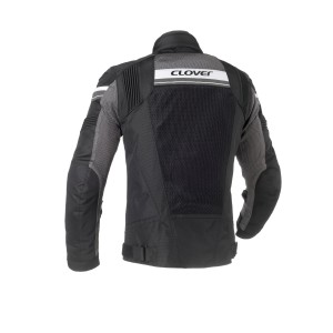 Chaqueta moto verano mujer CLOVER Rainjet WP Lady Negro - Ropamotorista.com Chaqueta moto verano mujer CLOVER Rainjet WP Lady Negro