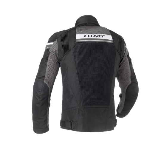 Chaqueta moto verano mujer CLOVER Rainjet WP Lady Negro - Ropamotorista.com Chaqueta moto verano mujer CLOVER Rainjet WP Lady Negro