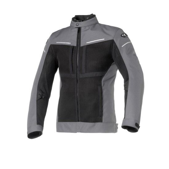 Chaqueta moto verano mujer CLOVER Newstyle Lady Negro-Gris - Ropamotorista.com - Distribuidor Oficial Clover en España y Portugal