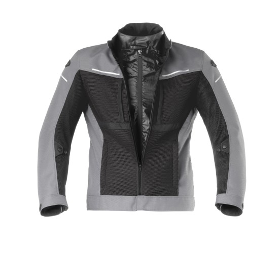 Chaqueta moto verano mujer CLOVER Newstyle Lady Negro-Gris - Ropamotorista.com - Distribuidor Oficial Clover en España y Portugal