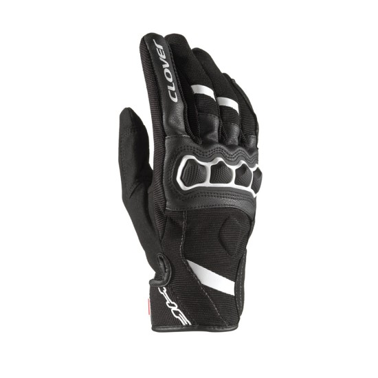 Guantes moto verano CLOVER Airtouch 2 Negro-Blanco - Ropamotorista.com - Distribuidor Oficial Clover en España y Portugal