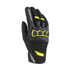Guantes moto verano mujer CLOVER Airtouch 2 Lady Negro-Fluo