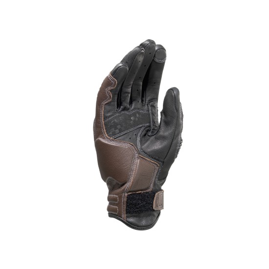 Guantes moto verano CLOVER KVS Negro-Marrón - Ropamotorista.com - Distribuidor Oficial Clover en España y Portugal