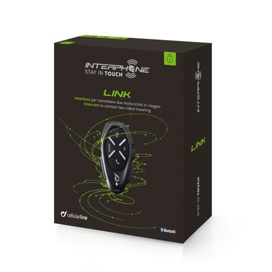 Intercomunicador moto Interphone LINK - Kit individual - Ropamotorista.com - Distribuidor Oficial Interphone en España y Portugal