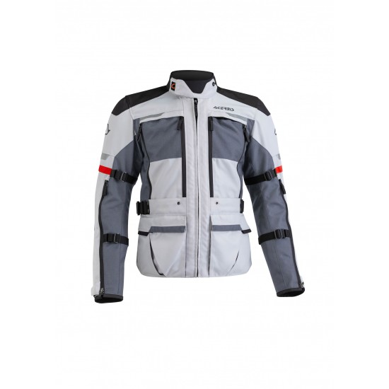 Chaqueta moto ACERBIS CE X-TOUR Gris - Ropamotorista.com - Distribuidor Oficial Acerbis en España y Portugal