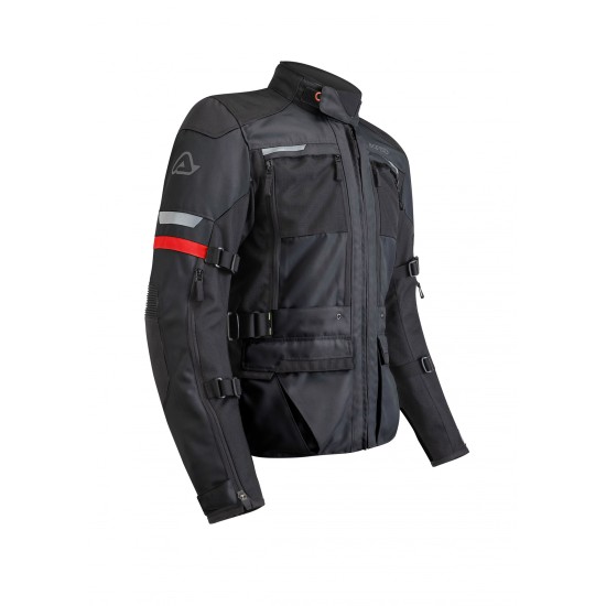 Chaqueta moto ACERBIS CE X-TOUR Negro - Ropamotorista.com - Distribuidor Oficial Acerbis en España y Portugal