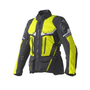 Chaqueta moto CLOVER Crossover 4 WP Airbag Negro-Fluo - Ropamotorista.com - Distribuidor Oficial Clover en España y Portugal