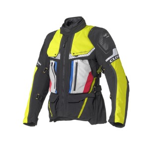 Chaqueta moto CLOVER Crossover 4 WP Airbag Negro-Fluo - Ropamotorista.com - Distribuidor Oficial Clover en España y Portugal