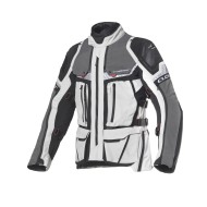 Chaqueta moto CLOVER Crossover 4 WP Airbag Negro-Gris