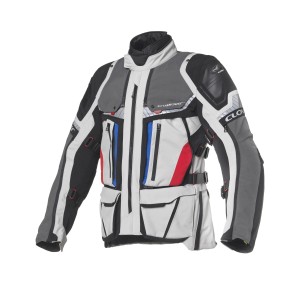 Chaqueta moto CLOVER Crossover 4 WP Airbag Negro-Gris - Ropamotorista.com - Distribuidor Oficial Clover en España y Portugal