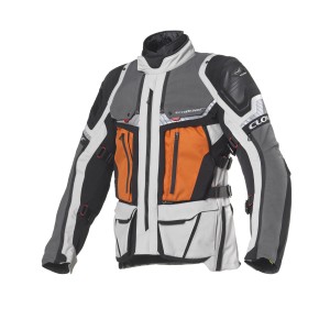 Chaqueta moto CLOVER Crossover 4 WP Airbag Negro-Gris - Ropamotorista.com - Distribuidor Oficial Clover en España y Portugal