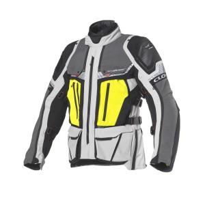 Chaqueta moto CLOVER Crossover 4 WP Airbag Negro-Gris - Ropamotorista.com - Distribuidor Oficial Clover en España y Portugal