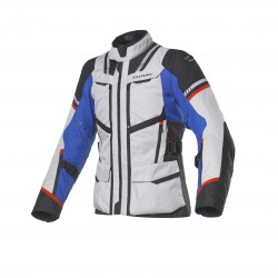 Chaqueta moto CLOVER Savana 3 Azul-Gris