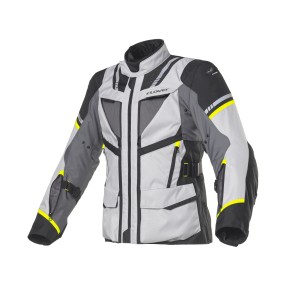 Chaqueta moto CLOVER Savana 3 Fluo-Gris - Ropamotorista.com - Distribuidor Oficial Clover en España y Portugal