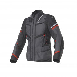 Chaqueta moto CLOVER Savana 3 Negro-Gris