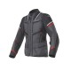 Chaqueta moto CLOVER Savana 3 Negro-Gris