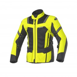 Chaqueta moto CLOVER Ventouring 3 Negro-Fluo