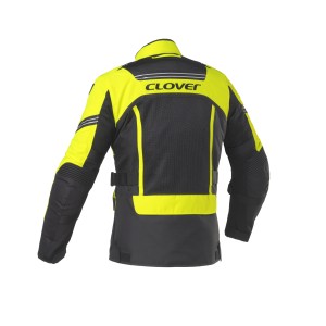 Chaqueta moto CLOVER Ventouring 3 Negro-Fluo - Ropamotorista.com - Distribuidor Oficial Clover en España y Portugal