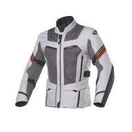 Chaqueta moto CLOVER Ventouring 3 Negro-Gris