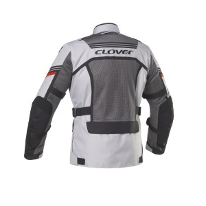 Chaqueta moto CLOVER Ventouring 3 Negro-Gris - Ropamotorista.com - Distribuidor Oficial Clover en España y Portugal