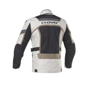 Chaqueta moto CLOVER Ventouring 3 Negro-Sand - Ropamotorista.com - Distribuidor Oficial Clover en España y Portugal