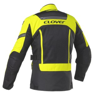 Chaqueta moto mujer CLOVER Ventouring 3 Lady Negro-fluo - Ropamotorista.com - Distribuidor Oficial Clover en España y Portugal