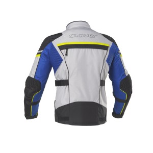 Chaqueta moto CLOVER Hyperblade Azul-Gris - Ropamotorista.com - Distribuidor Oficial Clover en España y Portugal