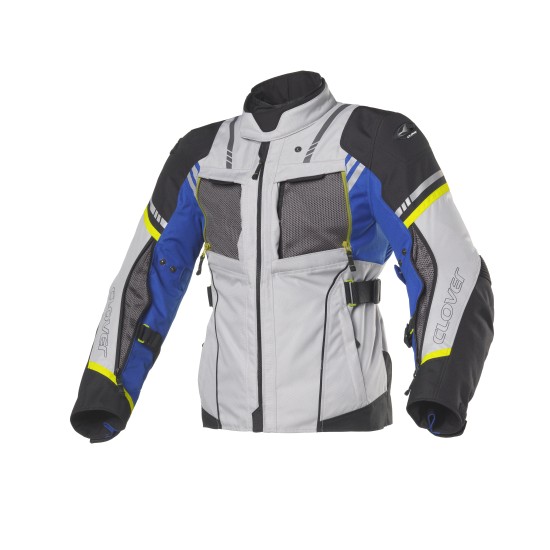 Chaqueta moto CLOVER Hyperblade Azul-Gris - Ropamotorista.com - Distribuidor Oficial Clover en España y Portugal