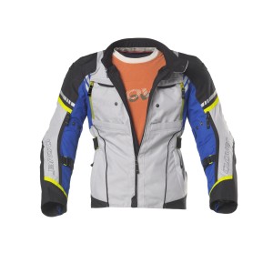 Chaqueta moto CLOVER Hyperblade Azul-Gris - Ropamotorista.com - Distribuidor Oficial Clover en España y Portugal