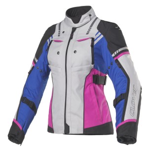 Chaqueta moto mujer CLOVER Hyperblade Lady Azul-Fucsia - Ropamotorista.com - Distribuidor Oficial Clover en España y Portugal