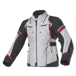 Chaqueta moto mujer CLOVER Hyperblade Lady Negro-Gris