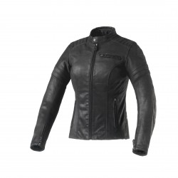 Chaqueta moto mujer piel CLOVER Bullet Pro Lady Negro