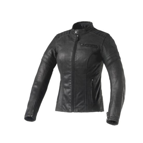 Chaqueta moto mujer piel CLOVER Bullet Pro Lady Negro - Ropamotorista.com - Distribuidor Oficial Clover en España y Portugal