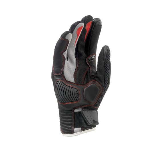 Guantes moto racing CLOVER Raptor Plus Negro-Blanco - Ropamotorista.com Guantes moto racing CLOVER Raptor Plus Negro-Blanco