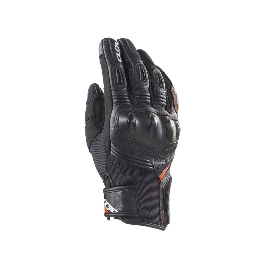 Guantes moto racing CLOVER Predator Negro - Ropamotorista.com - Distribuidor Oficial Clover en España y Portugal