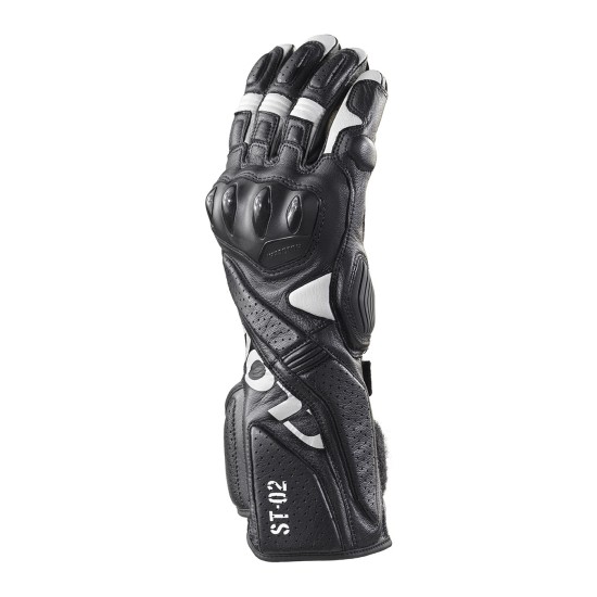 Guantes moto racing CLOVER ST02 Negro-Blanco - Ropamotorista.com Guantes moto racing CLOVER ST02 Negro-Blanco - Ropamotorista.com - Distribuidor Oficial Clover en España y Portugal