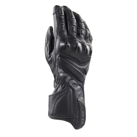 Guantes moto racing CLOVER ST02 Negro - Ropamotorista.com - Distribuidor Oficial Clover en España y Portugal