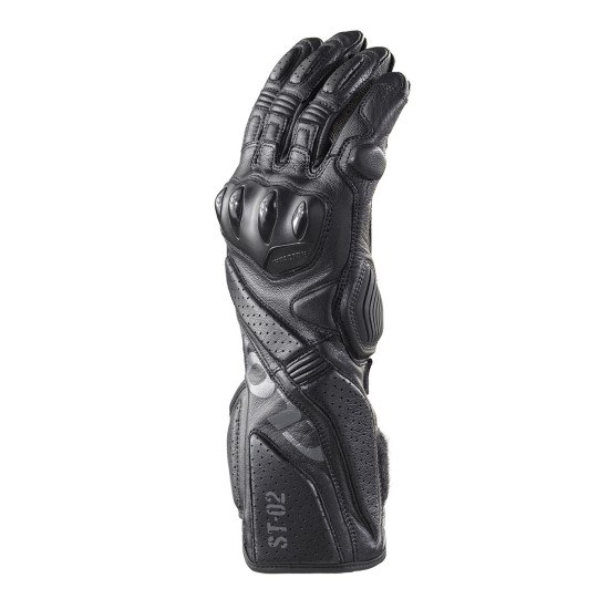 Guantes moto racing CLOVER ST02 Negro - Ropamotorista.com - Distribuidor Oficial Clover en España y Portugal