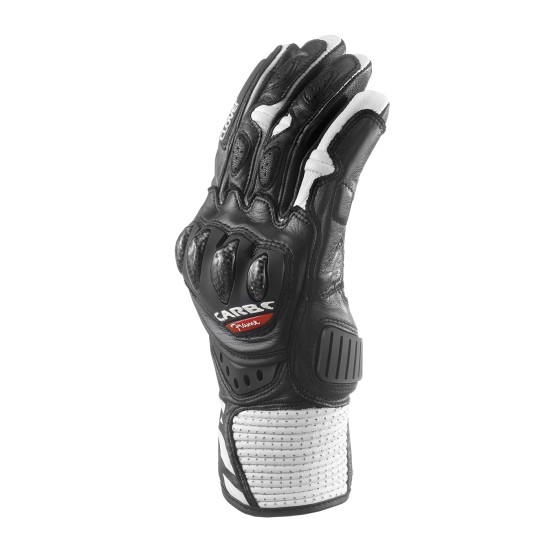 Guantes moto racing CLOVER RSC-3 Negro-Blanco - Ropamotorista.com Guantes moto racing CLOVER RSC-3 Negro-Blanco
